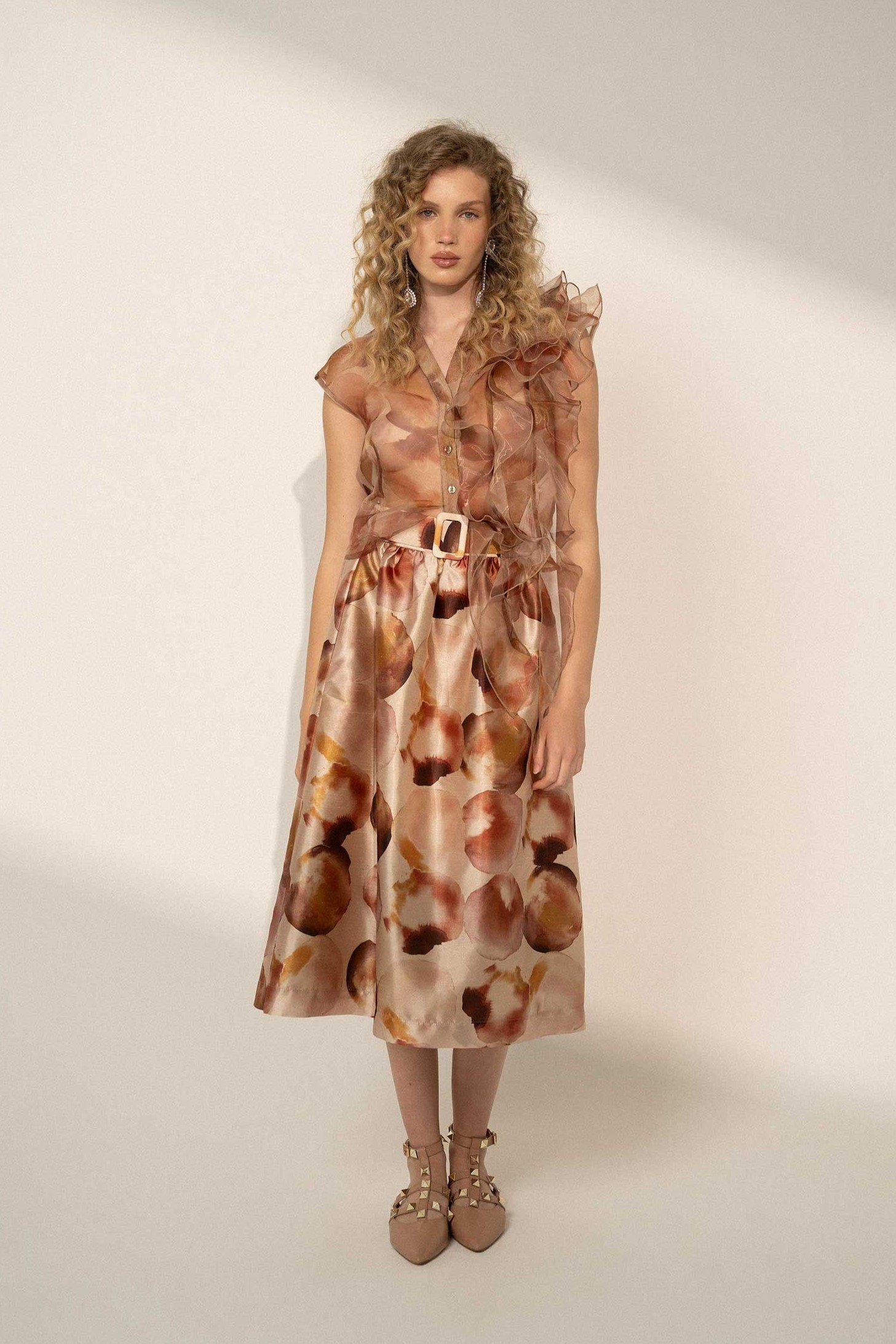 Premium A-Line Watercolour Skirt
