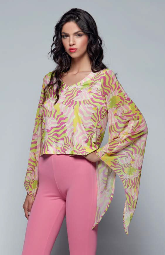 Exclusive Bubble Zebra Blouse