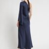 One-Shoulder Viscose Long Dress