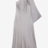 One-Shoulder Viscose Long Dress