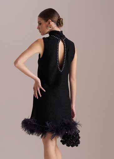 PHO Firenze The Aveline Feather Dress