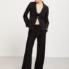 Palazzo trousers in Milano knit and sequins