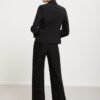 Palazzo trousers in Milano knit and sequins