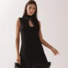 PHO Firenze The Aveline Feather Dress