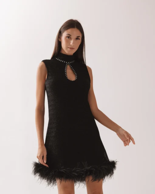 PHO Firenze The Aveline Feather Dress