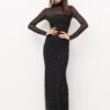 Acoro Black Sheer Dress