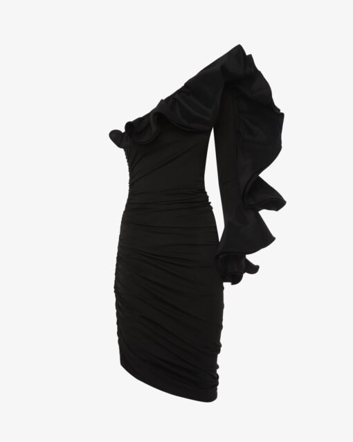 Black Acheo Short Dress Black Acheo Short Dress