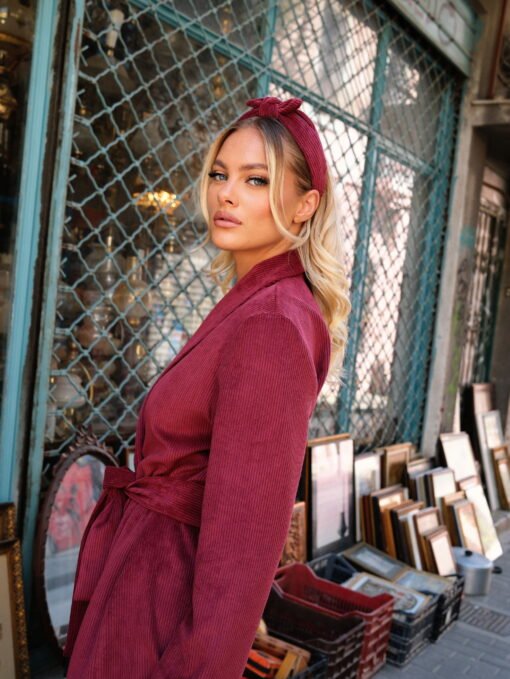 Stardust Corduroy Belted Blazer